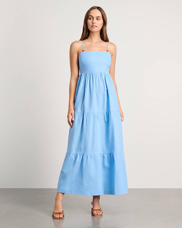 Delilah Maxi Dress in Belle Blue | JAG