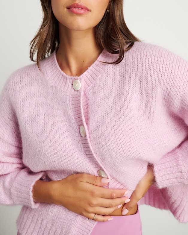 Lily Fluffy Knit Cardigan