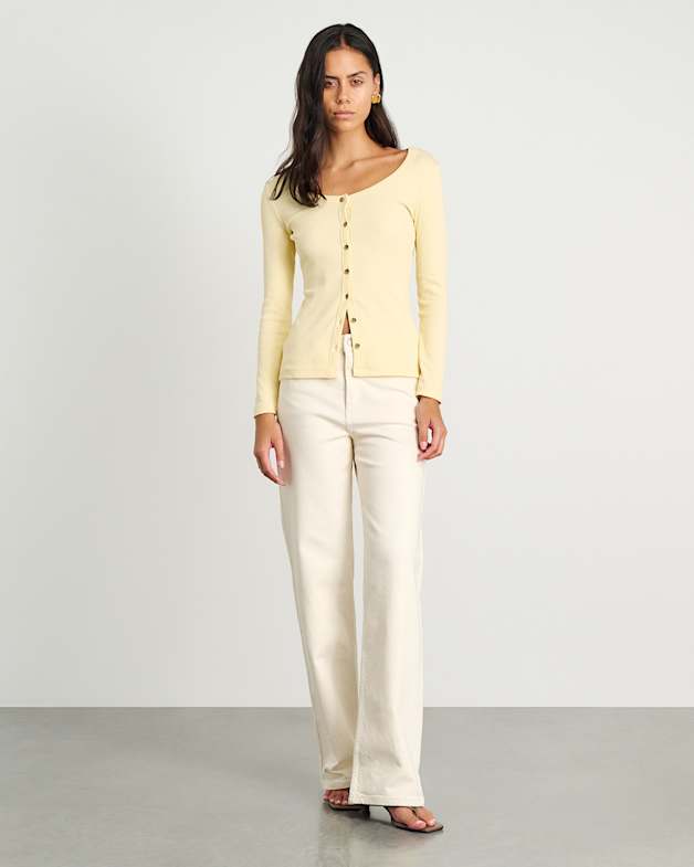 PALE JADE☆Basic Ribbed OPS - Long Sleeve Essential Ribbed Long Sleeve Shirt – Just June
