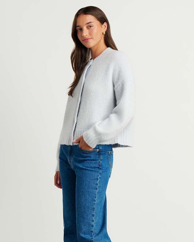 Lily Fluffy Knit Cardigan