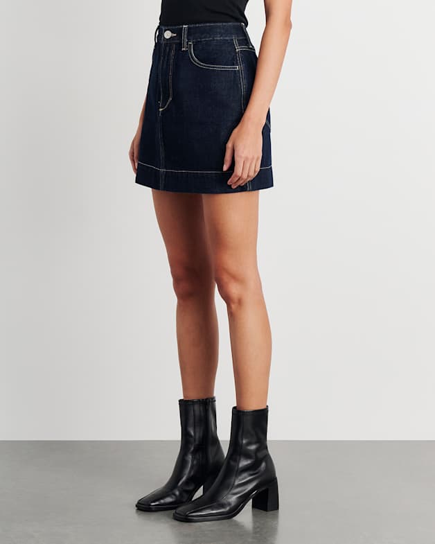 Cora Denim Mini Skirt
