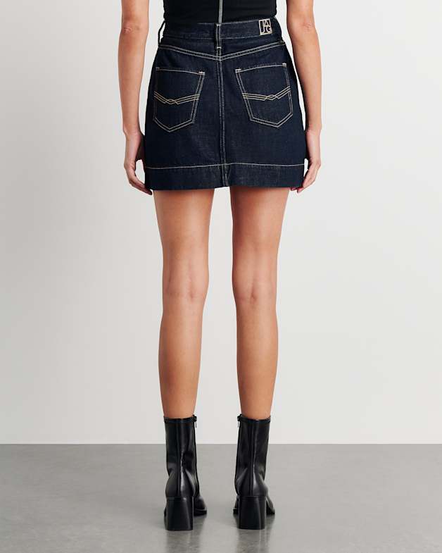 Cora Denim Mini Skirt