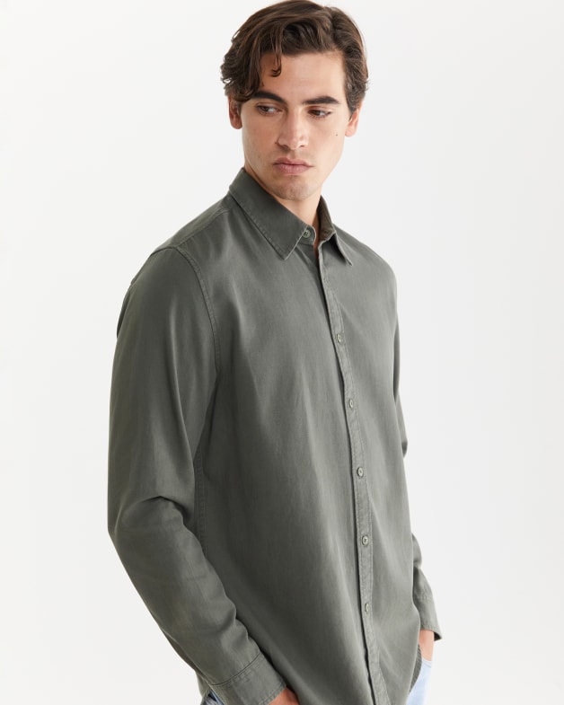 Lyocell Cotton Long Sleeve Shirt JAG