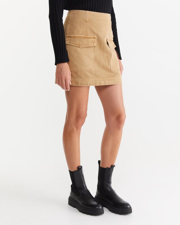 Garment Dyed Mini Skirt JAG