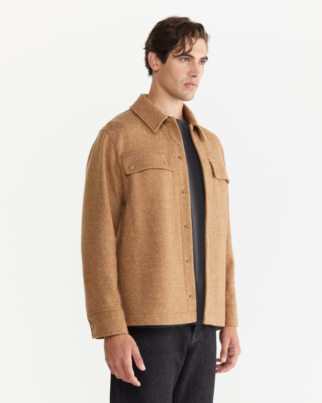Mens boiled outlet wool coat