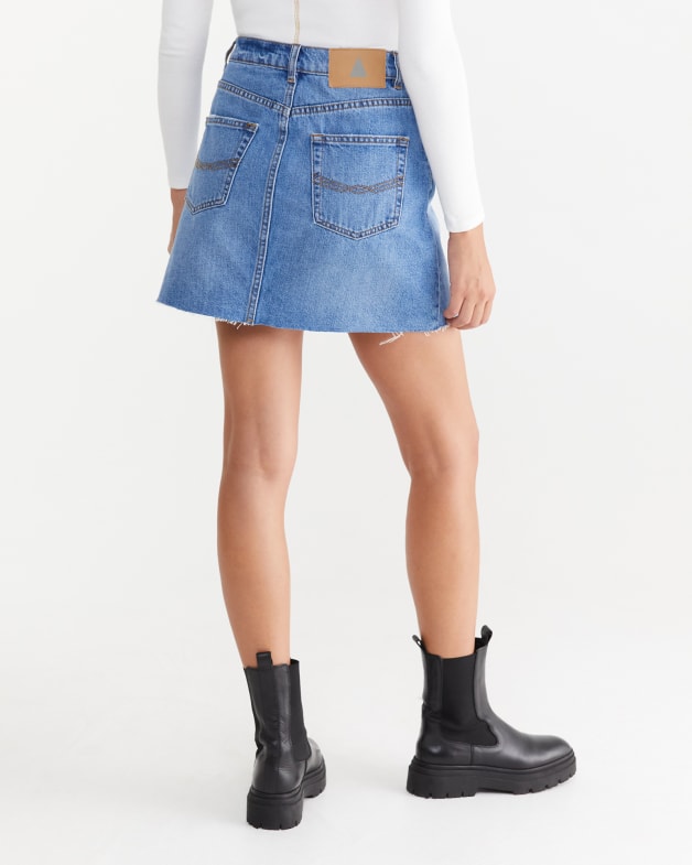 5 pocket denim skirt sales