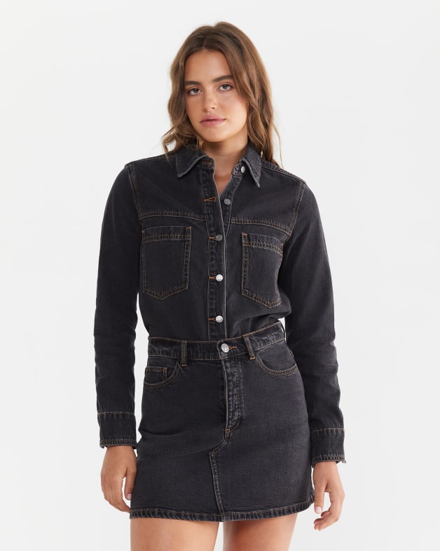 Billie Denim Long Sleeve Shirt JAG