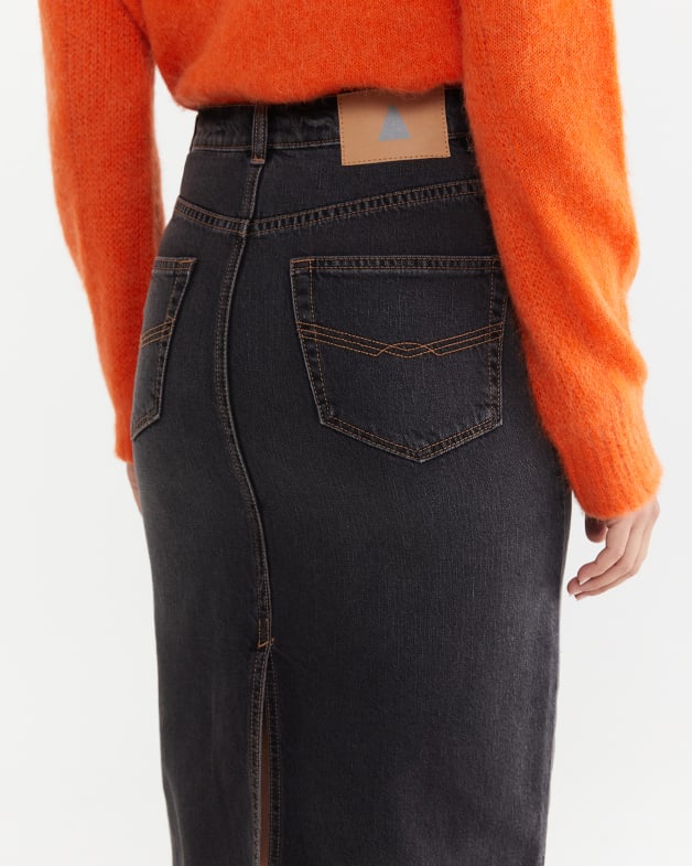 Jag denim 2025 midi skirt