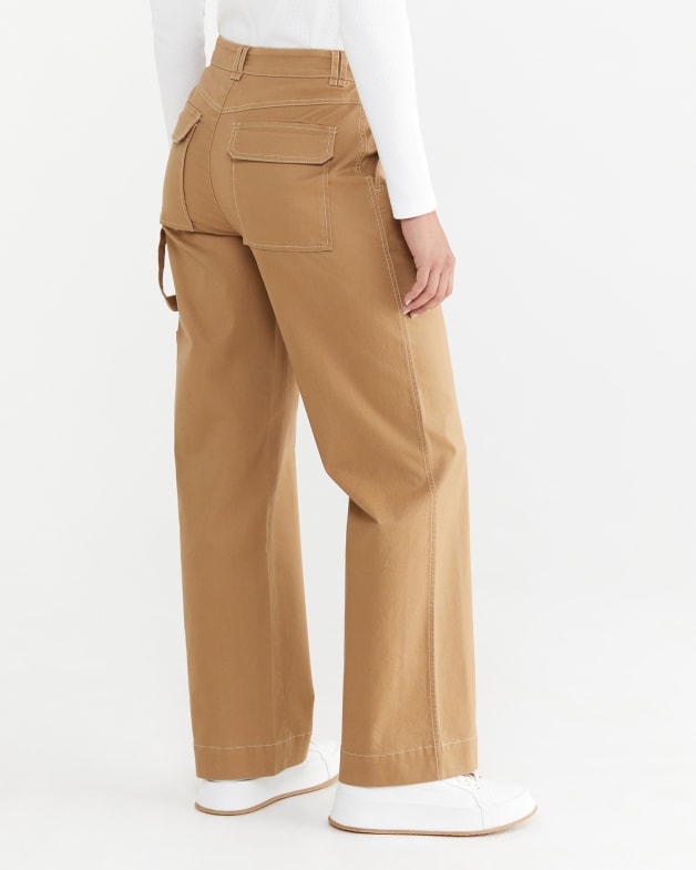 Stretch Twill Casual Pants