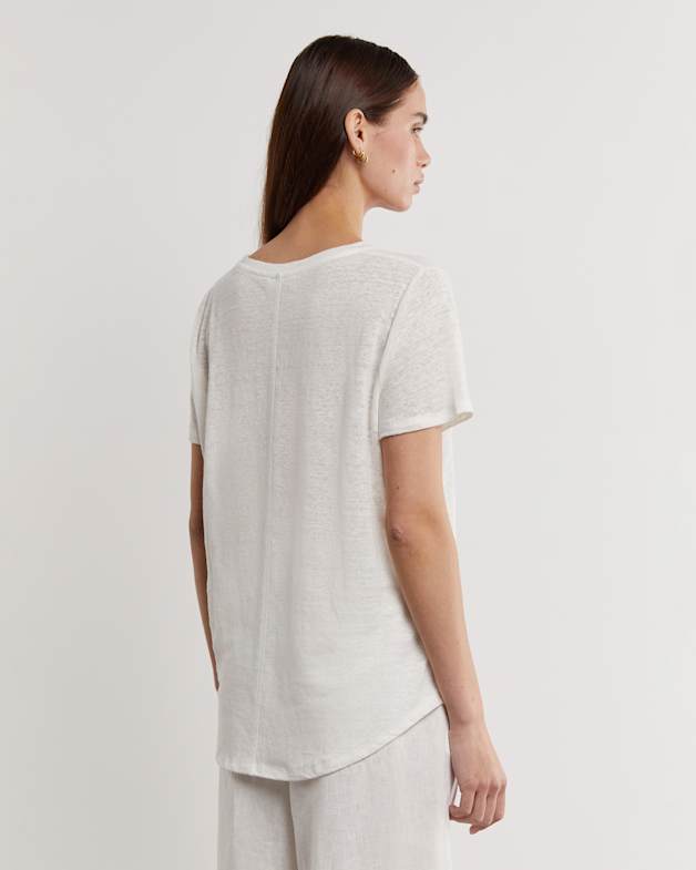 Linen t hot sale shirt womens