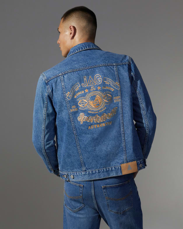 Vintage denim on sale jackets mens