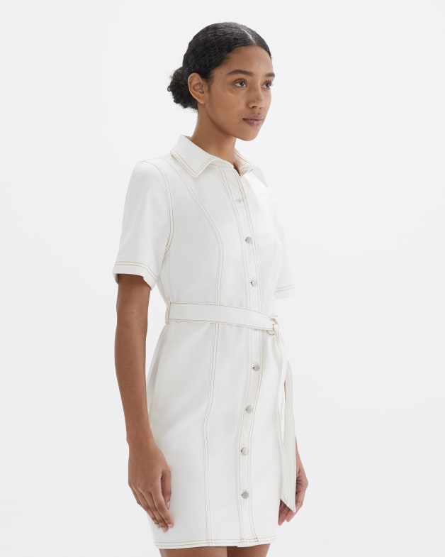 Zoe Tied Mini Denim Dress JAG