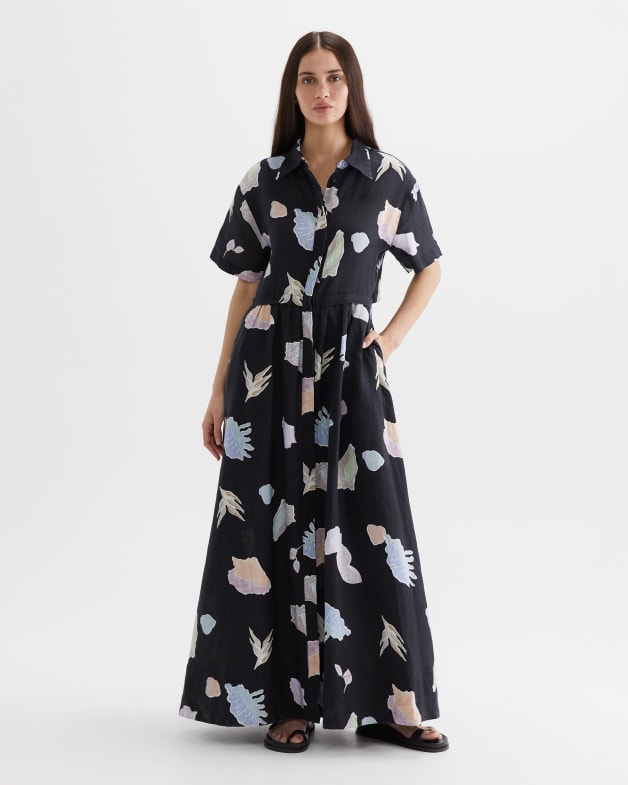 Sea polka dot shirt dress discount