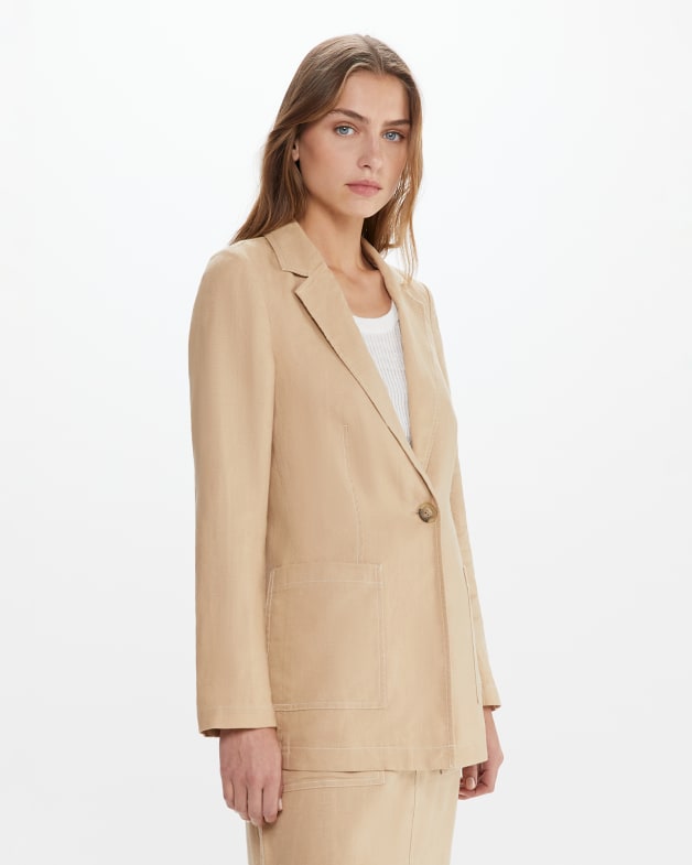 Sabine Linen Blazer JAG