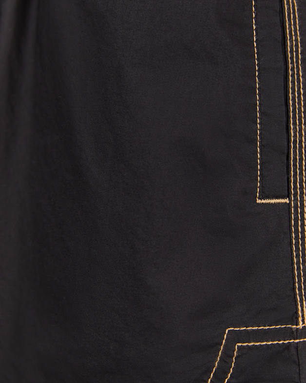 Black cotton top shorts