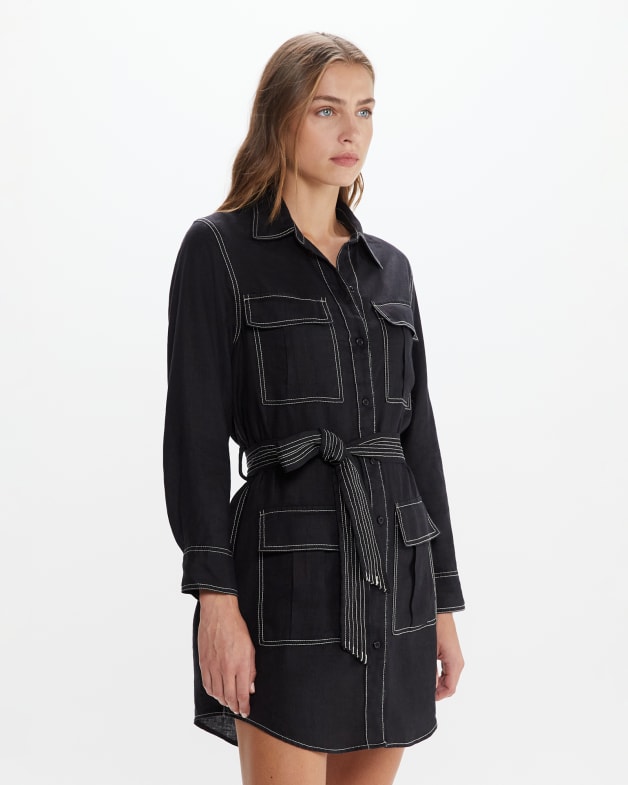 H&m black sale overall dress