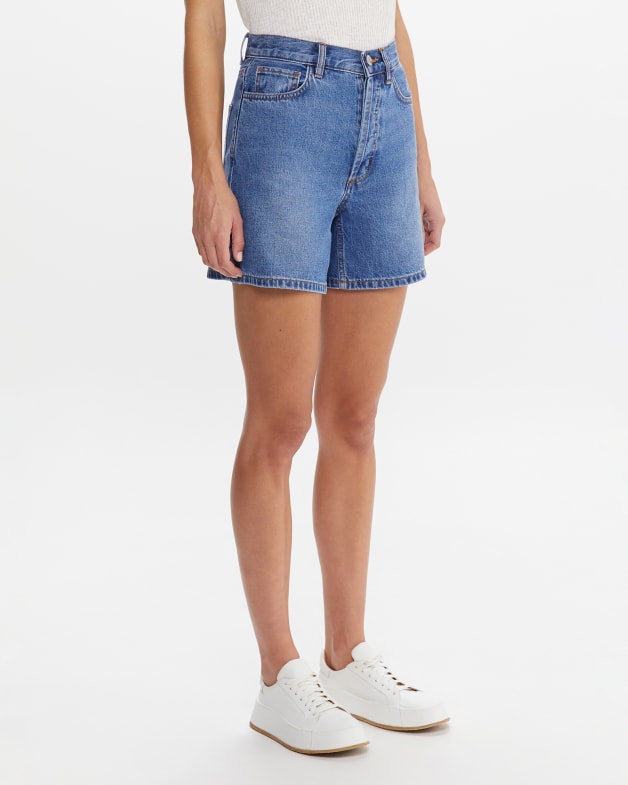 Mid shorts denim outlet