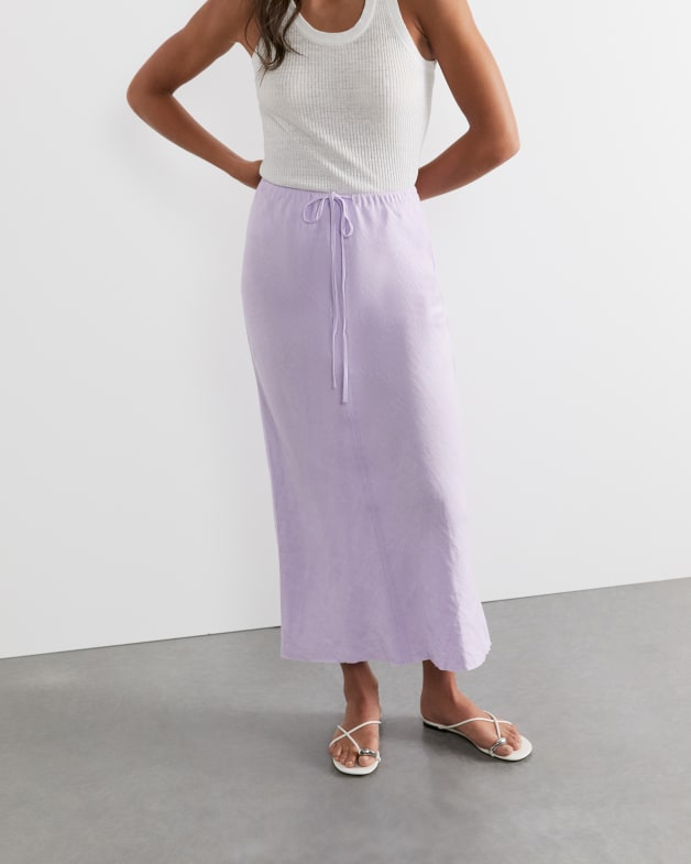 Marcie Easy Linen Slip Skirt JAG
