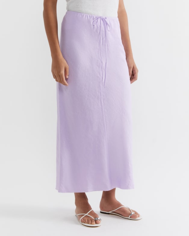 Lilac slip skirt online