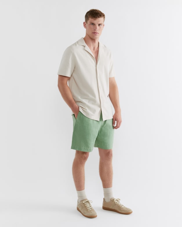 Noah Linen Drawcord Short JAG