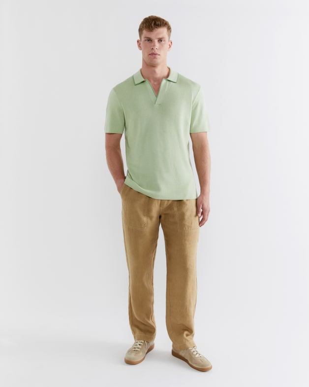 Green polo shorts online