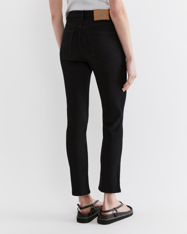 Black ankle grazer online jeans