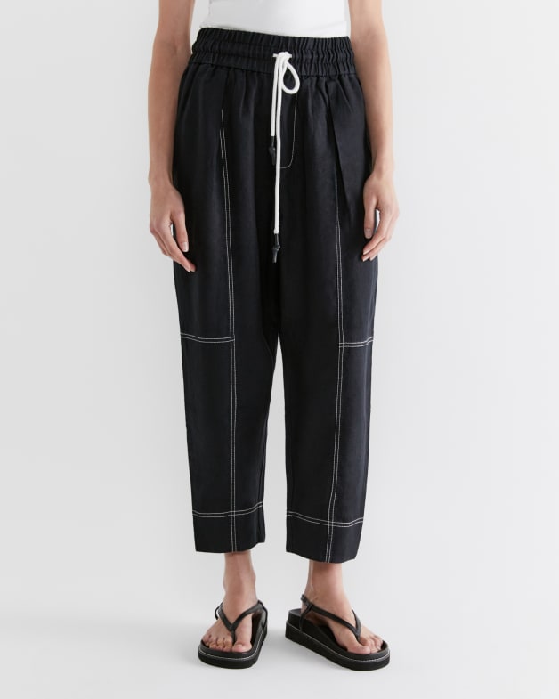 Sabine Linen Pull On Pant JAG