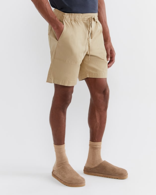 Max Cotton Stretch Short in Sand JAG