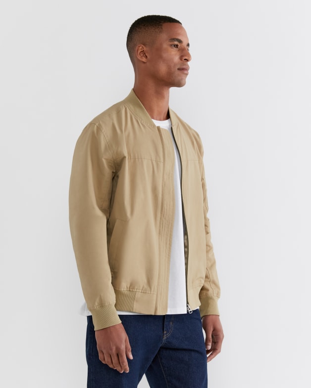 Ford Nylon Twill Bomber in Sand JAG
