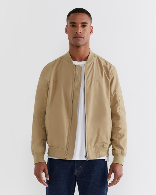 Twill bomber jacket mens outlet