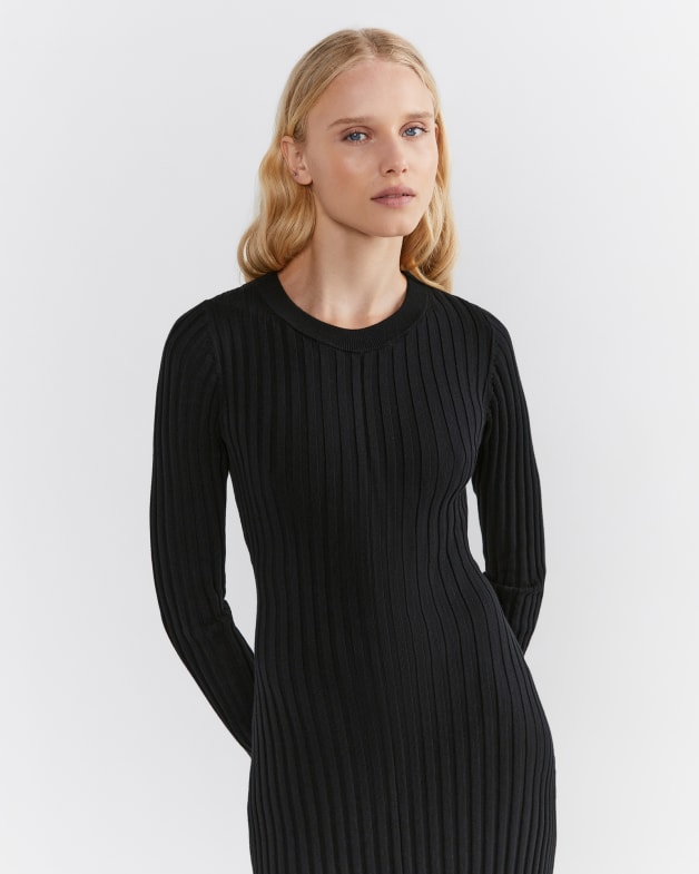 Long sleeve knot dress cheap