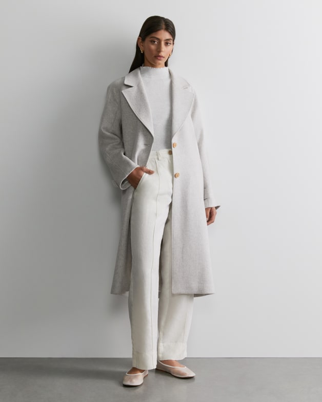 Wool mix overcoat on sale