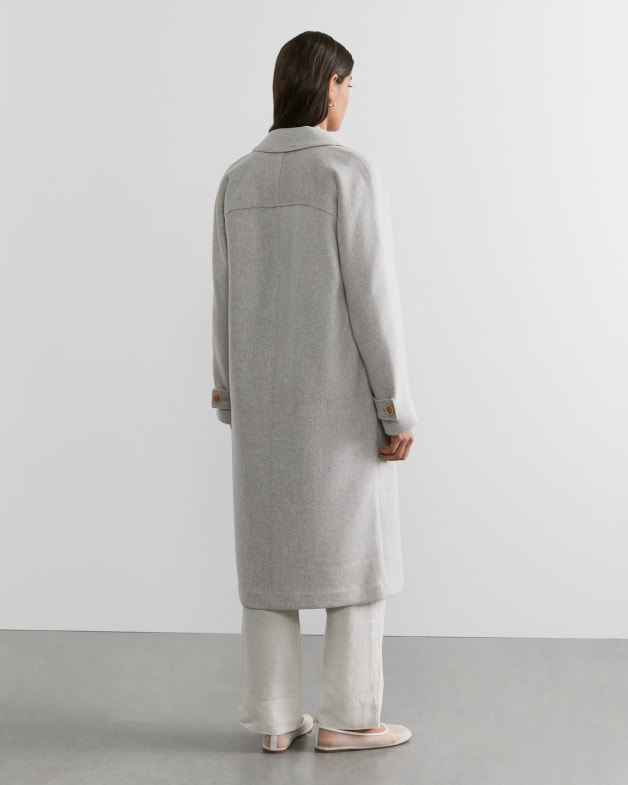 Wool coat gray cheap