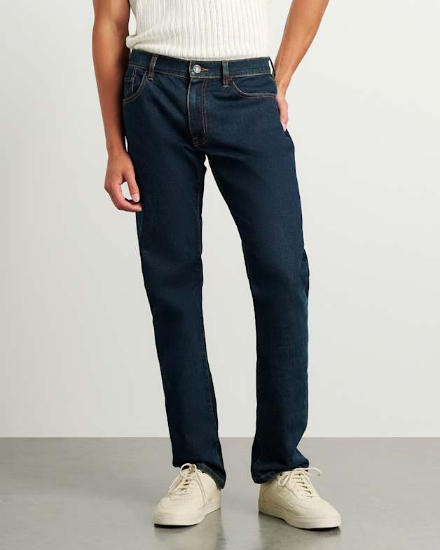 Flynn Straight Jeans in Raw Wash JAG