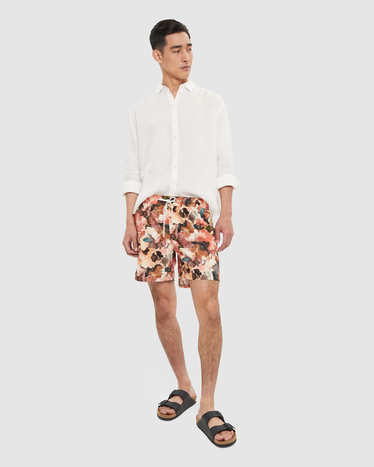 Swim Short in HYDRANGEA