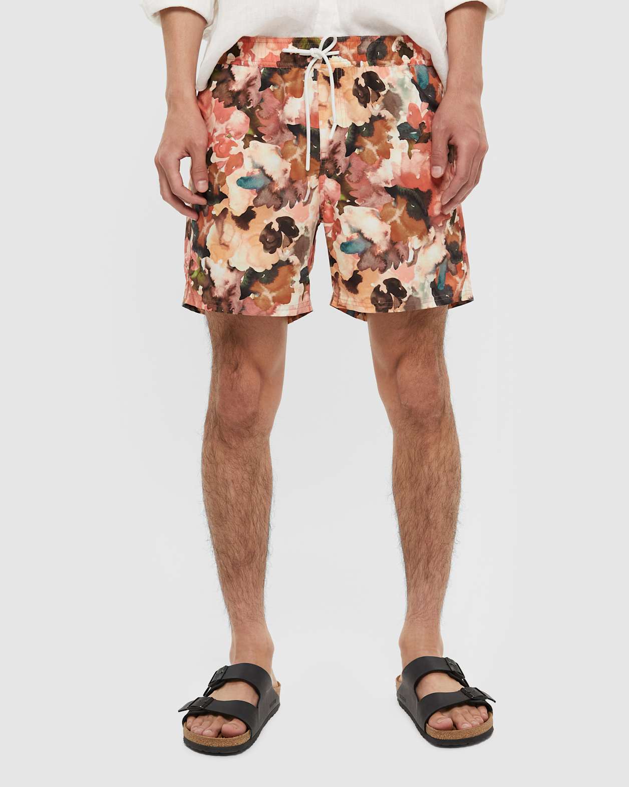 Swim Short in HYDRANGEA