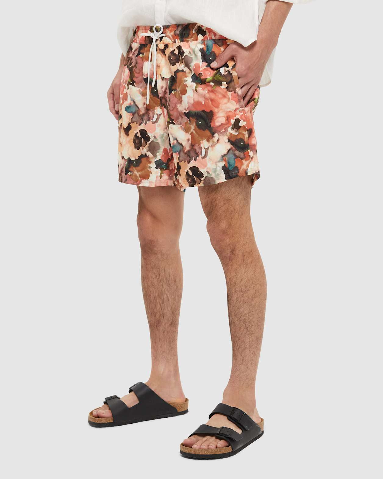 Swim Short in HYDRANGEA