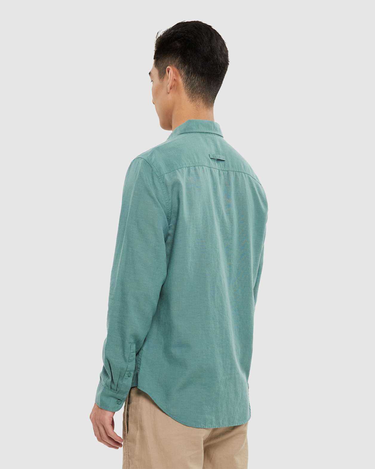 Tencel Linen Shirt in TEAL