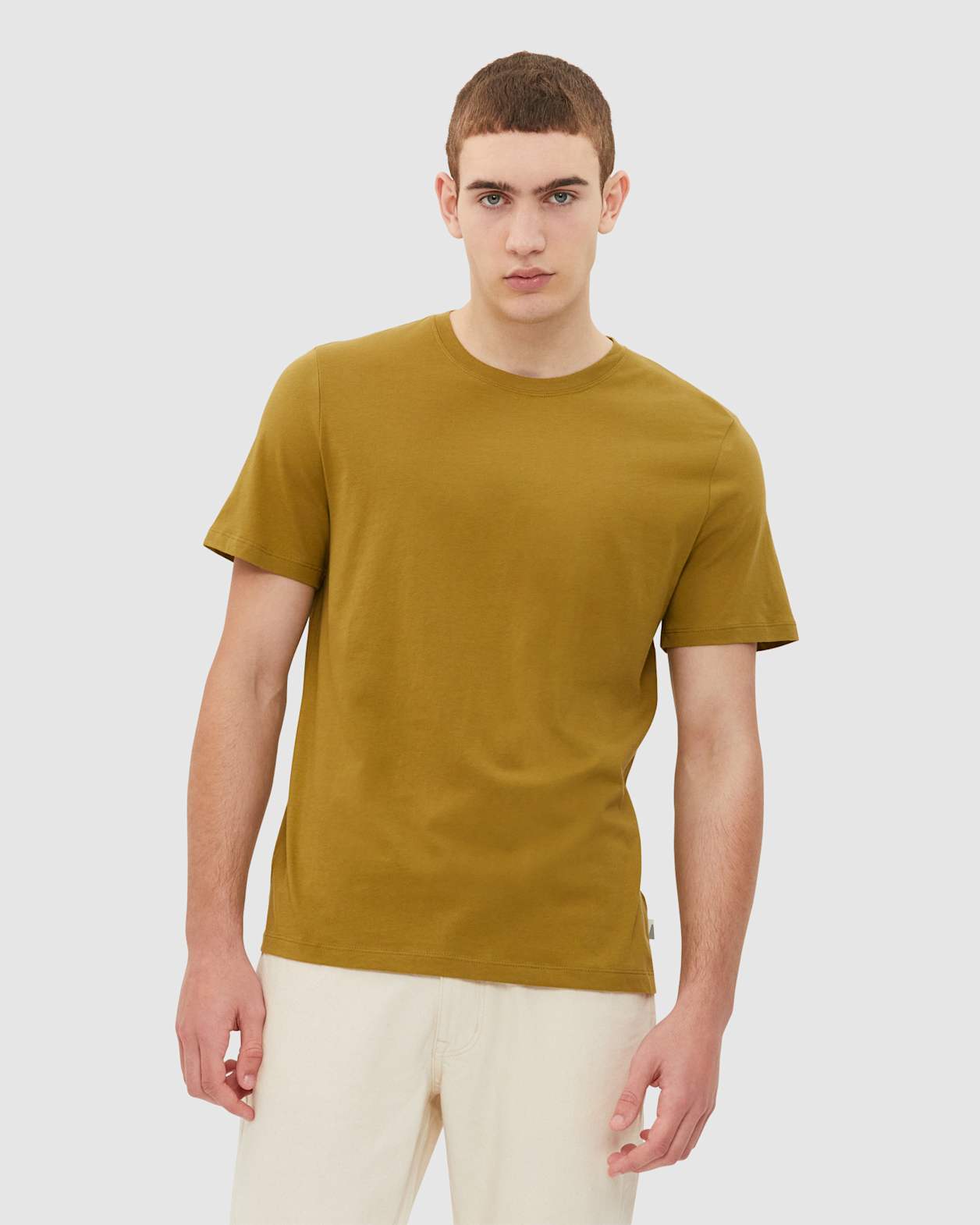 Essential Crew Neck Tee in OLIVE