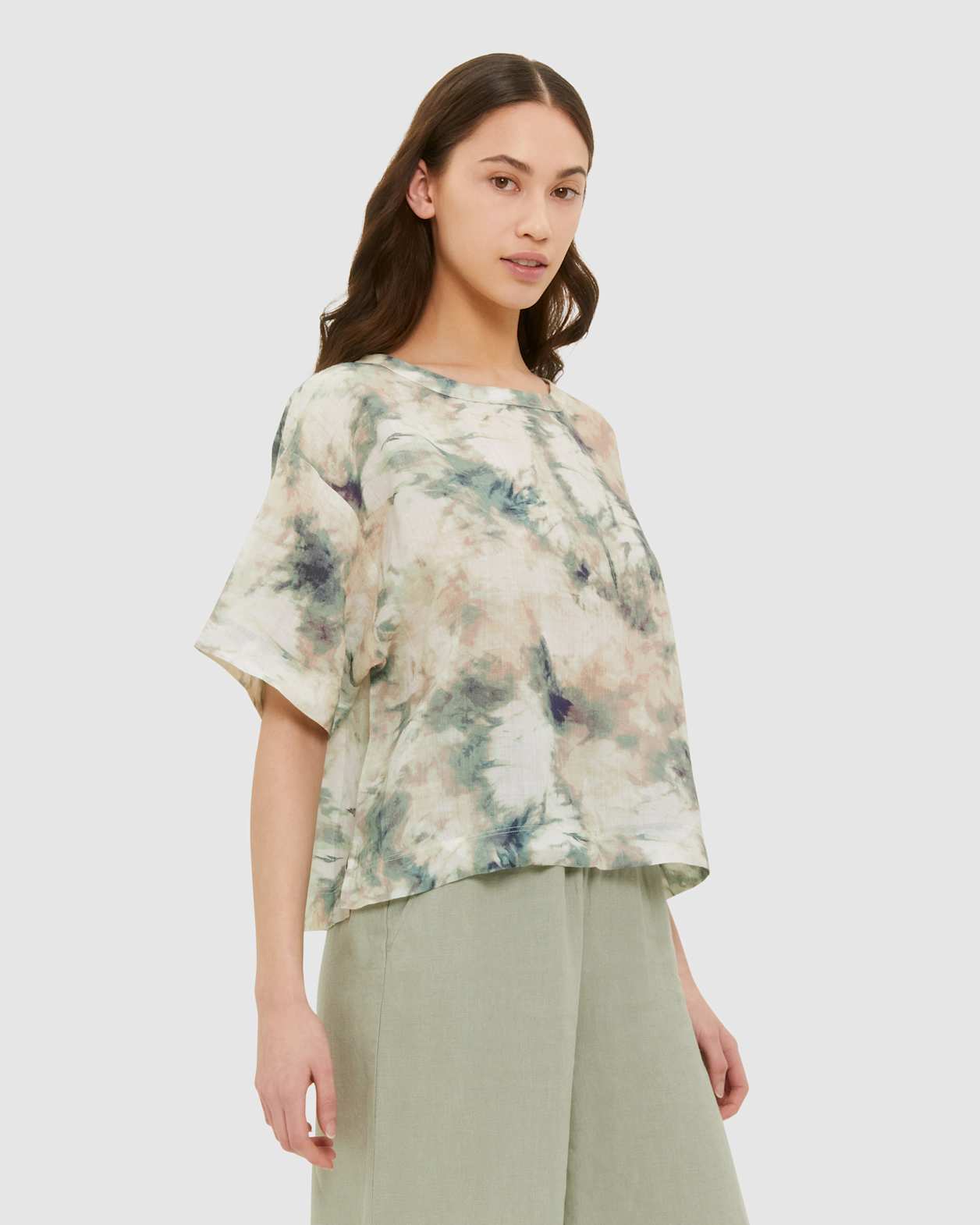 Lucy Ramie Top in MULTI