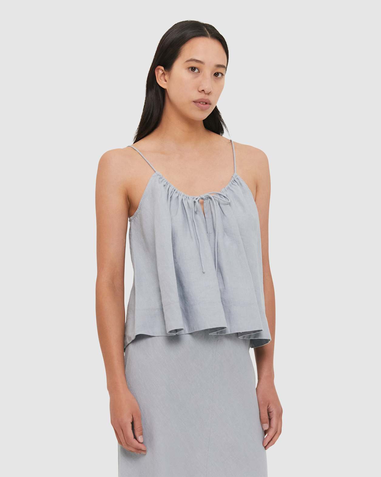 Chelsea Linen Cami in SKY