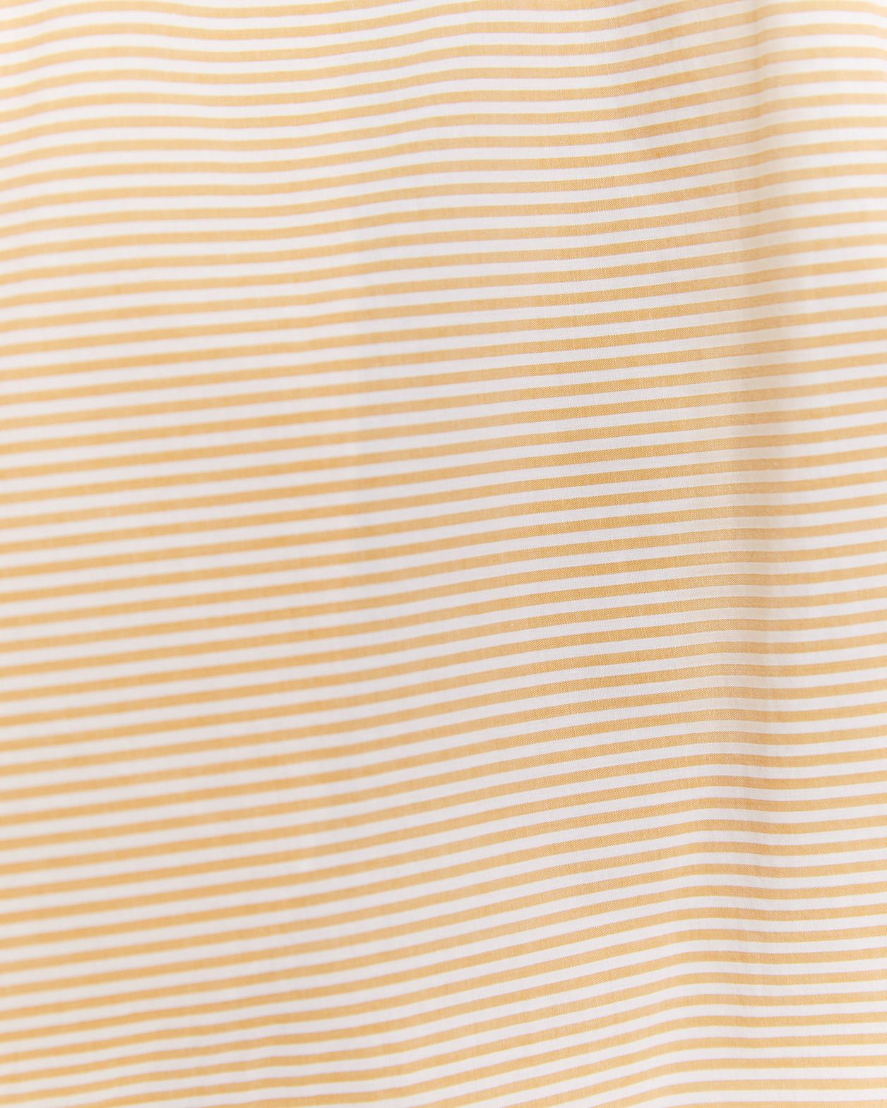 Amy Poplin Stripe Skirt in WHITE/GELATO