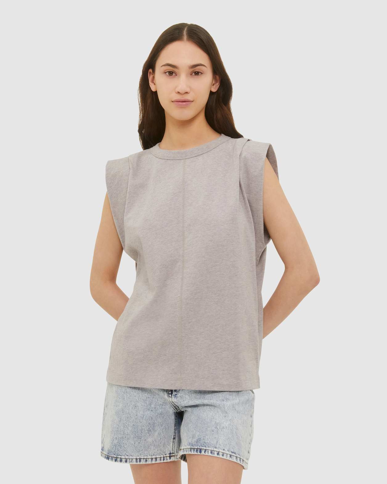 Luna Organic Cotton Tank in MAUVE