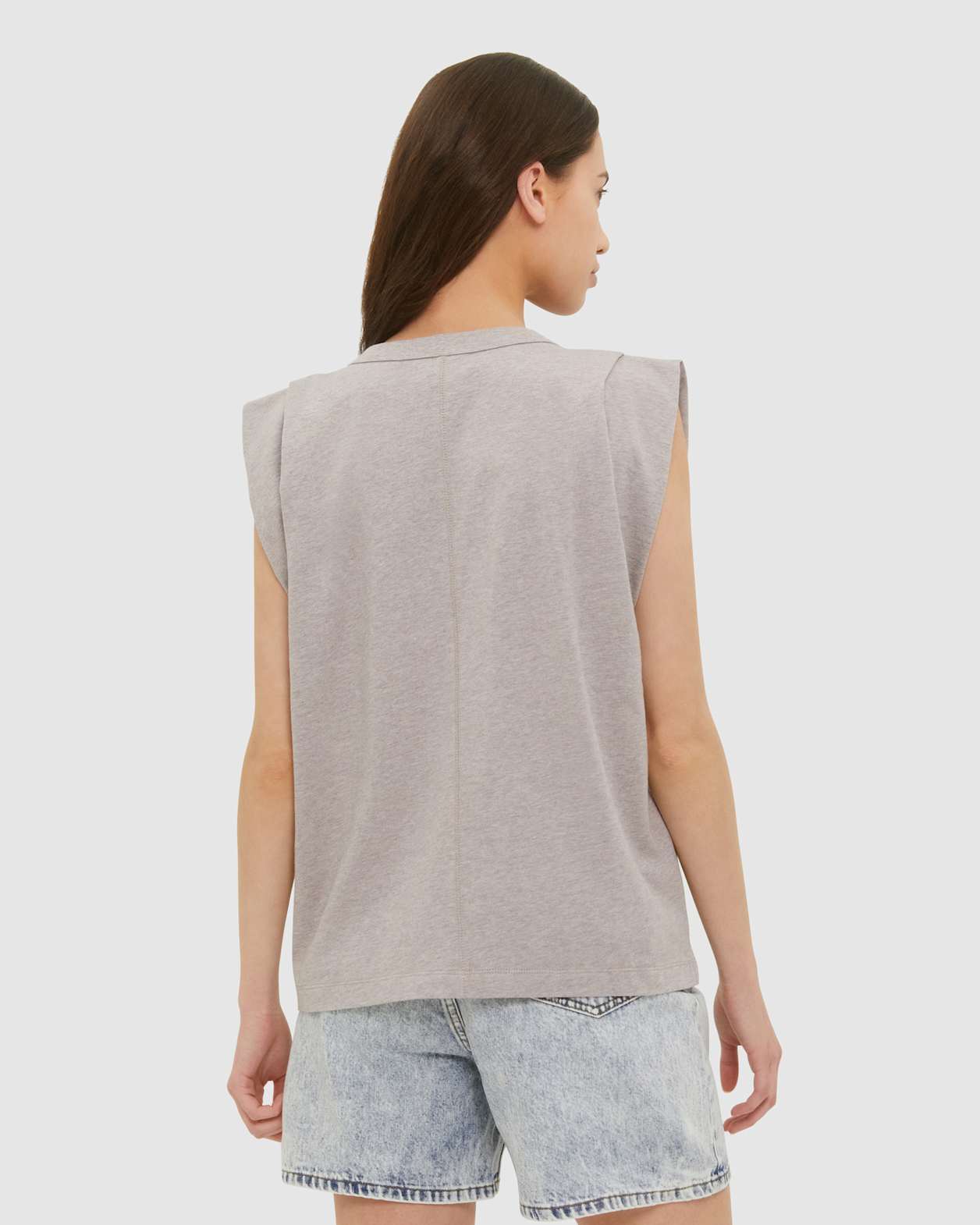 Luna Organic Cotton Tank in MAUVE