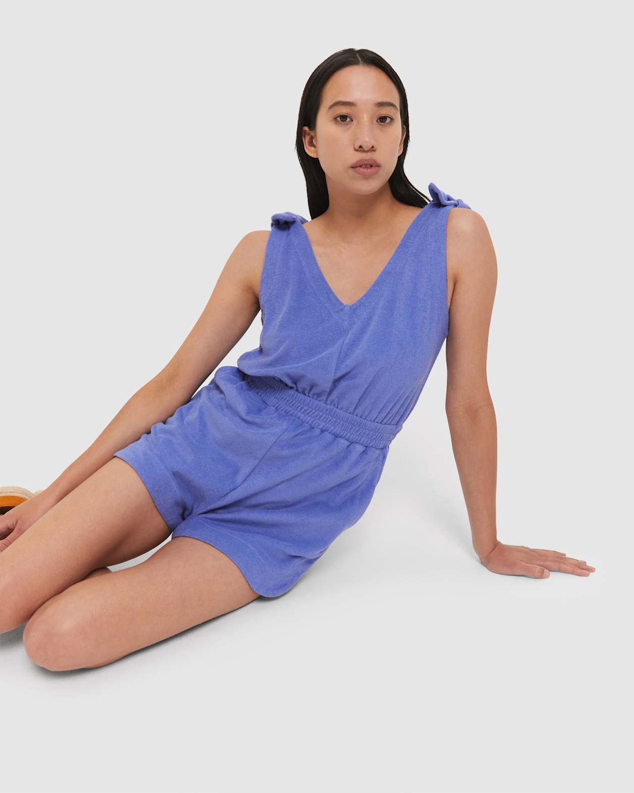 Maisie Terry Playsuit in IRIS