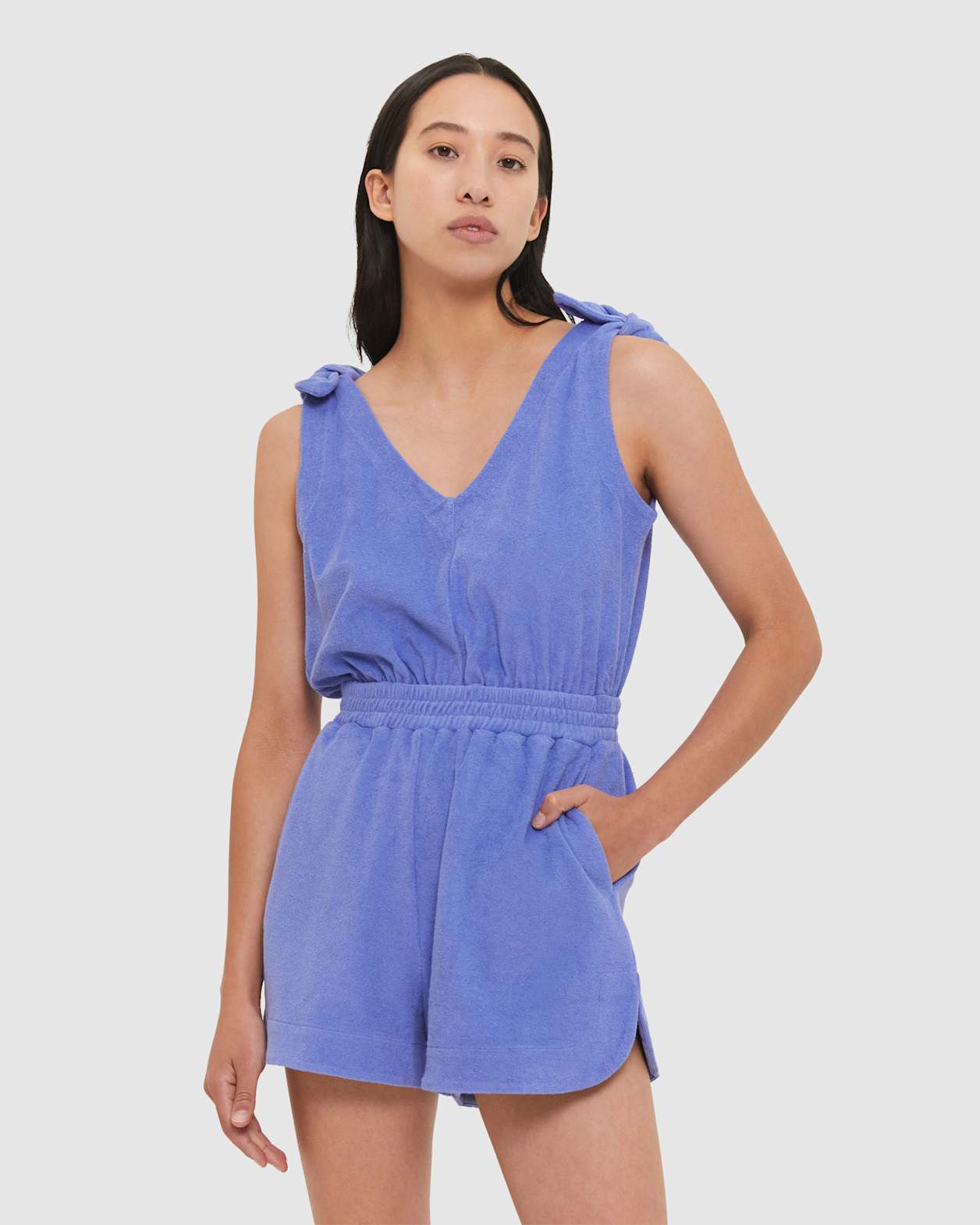 Maisie Terry Playsuit in IRIS