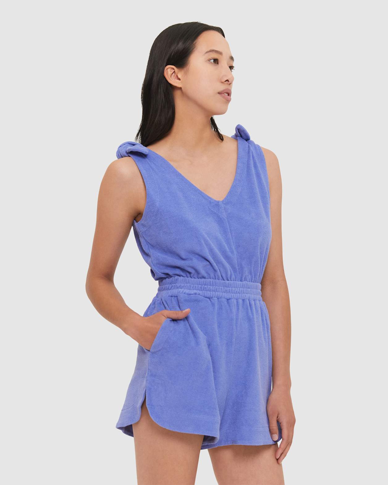 Maisie Terry Playsuit in IRIS