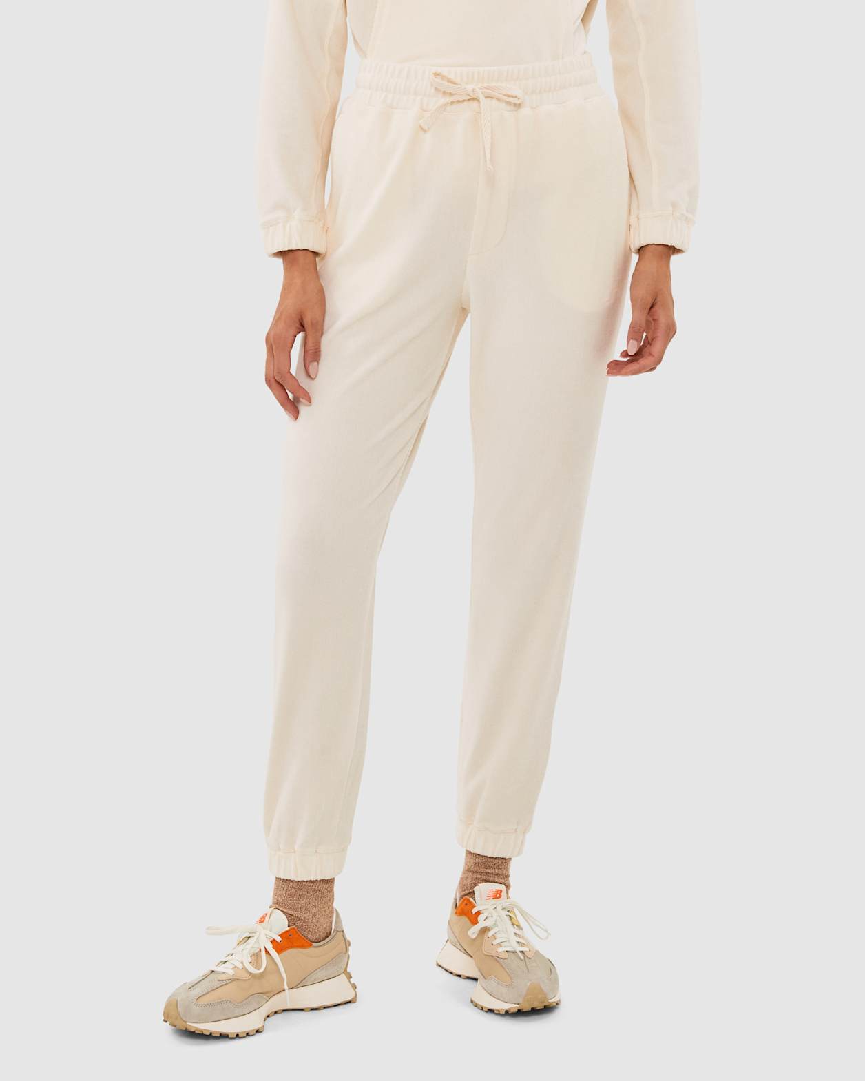 Alyse Cord Pant in ECRU