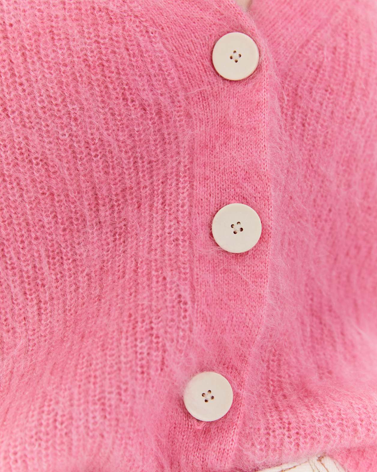 Jane Mohair Oversized Cardigan in CANDY