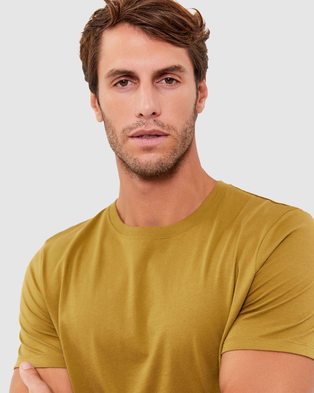 Essential Crew Neck Tee in OLIVE
